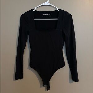 Abercrombie & Fitch Black Soft Collection Bodysuit